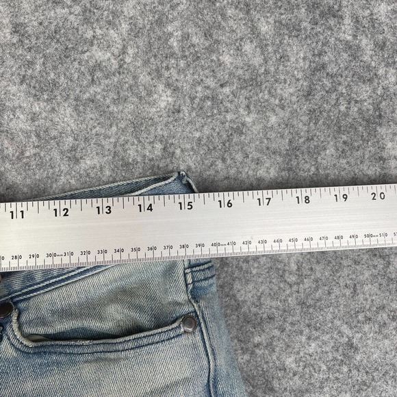 JOHN ELLIOT Light Wash Japanese Denim Men's Jeans Skinny Distressed 30 - Picture 4 of 10